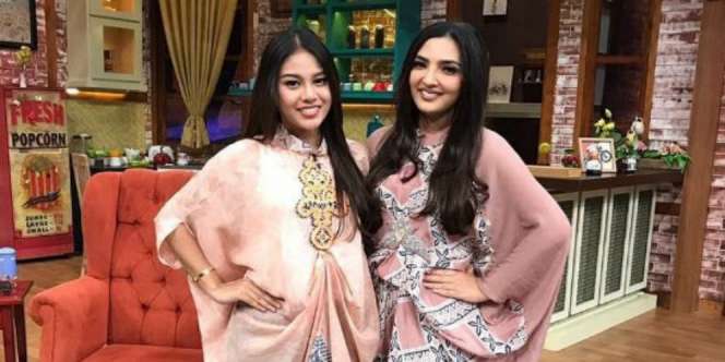 Kompak dengan Jumpsuit, Ashanty-Aurel Bak Pinang Dibelah Dua