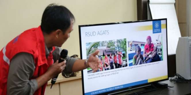 Tim UGM Beri Bantuan ke Asmat, Nginap di Pulau Tak Berpenghuni