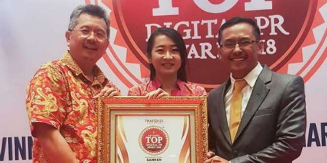 Sabet Top Digital PR Award 2018, Sanken Terpacu Ukir Prestasi