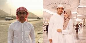 5 Penampilan Seleb Pria Saat Umroh Bikin Adem