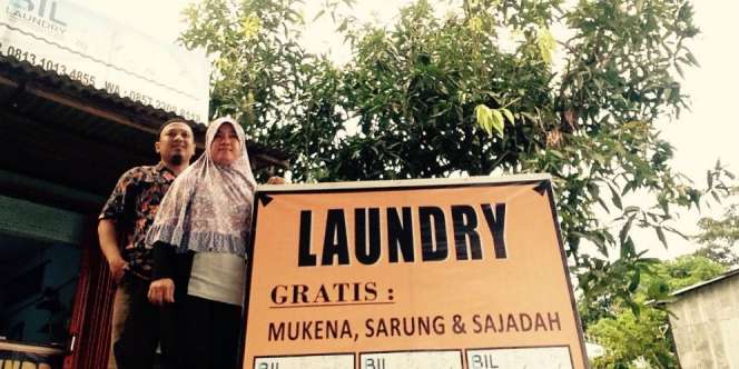 Laundry Ini Gratiskan Cucian Perlengkapan Sholat