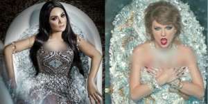 Foto Glamor dalam Bathtub, Wajah KD Mirip Aurel Banget!
