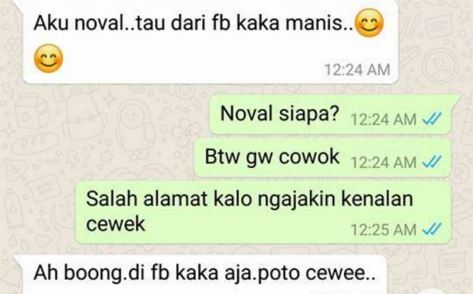 Dikira Chat dengan Wanita, Pria Ini Kabur Setelah Tahu Aslinya