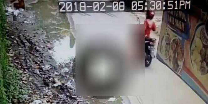 Geger Ibu Depresi Seret Anak Pakai Motor 