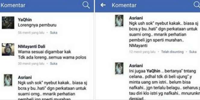 Istri Ngamuk ke Penjual Olshop Lantaran Suami Dipanggil 'Kak'
