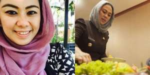 Gaya Hijab Tanpa Peniti ala Bupati Karawang