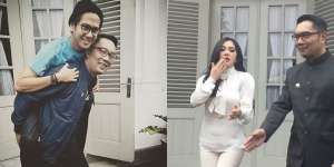 Seru! Potret Ridwan Kamil Bareng Artis