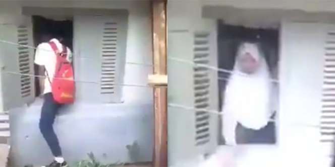 Bikin Penasaran! Jendela Terbuka Dimasuki Siswa, Ditutup Siswi