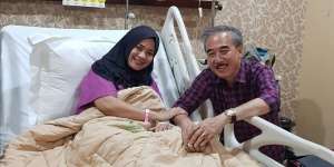 Ikke Nurjanah Terbaring Lemas di Rumah Sakit