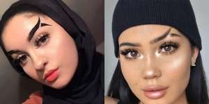 Viral, Wanita dengan Alis Bentuk Ekor Ikan