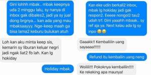 Chat Pembeli dan Penjual Online Shop Ini Ngeselin Banget