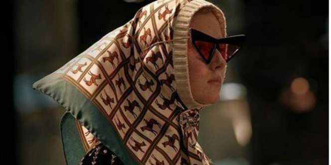 Cyborg, Aksesoris Mirip Hijab ala Gucci di Milan Fashion Week