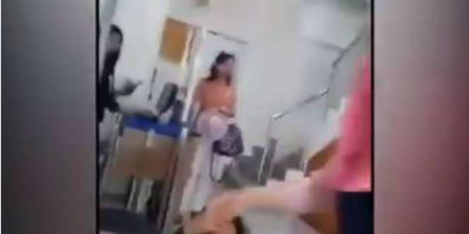 Viral, Istri Hamil 5 Bulan Labrak Selingkuhan Suami