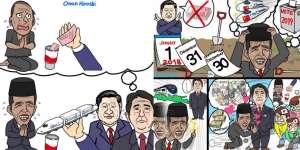 Sindir Jokowi, Kartunis Jepang Minta Maaf