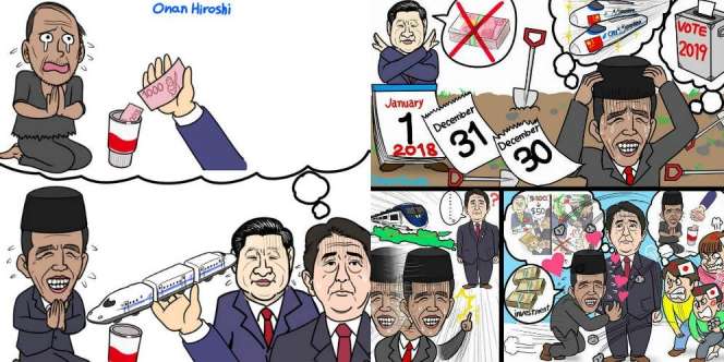 Sindir Jokowi, Kartunis Jepang Minta Maaf