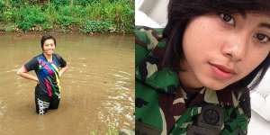 Dua Prajurit Cantik Ini Berhasil Taklukan Selat Sunda