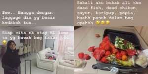 Isi Koper Besar Si Nenek Saat Kunjungi Cucu Bikin Geger