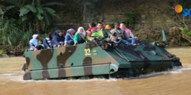 Innalillahi, Tank Angkut Murid PAUD Outbound Tenggelam