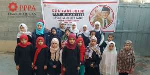 Doa Anak-anak Gaza untuk Habibie: 'Lekas Sembuh Eyang'