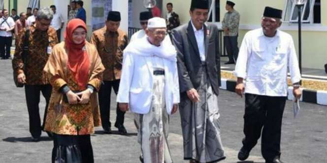Jokowi Pamerkan Rusun untuk Santri