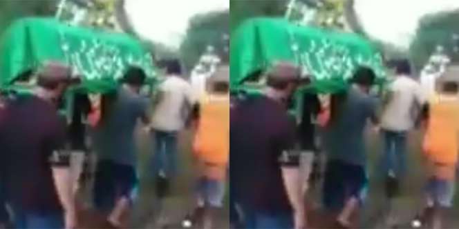Heboh! Jenazah 'Lompati' Tembok