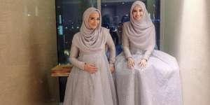 Kompaknya Zaskia dan Shireen Sungkar di Pernikahan Adik Mereka
