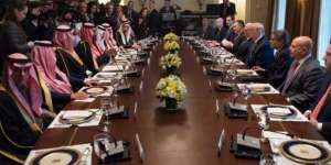 Jamu Makan Siang Pangeran Saudi, Trump Sajikan Hidangan Ini