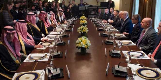 Jamu Makan Siang Pangeran Saudi, Trump Sajikan Hidangan Ini