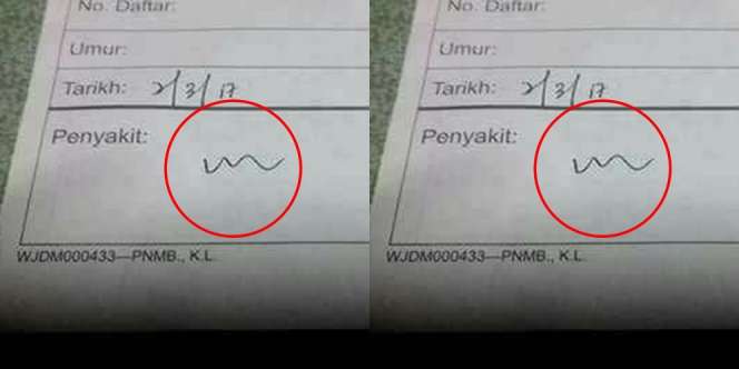 Tulisan Jelek Dokter, Netizen Coba Tebak Diagnosis Penyakit
