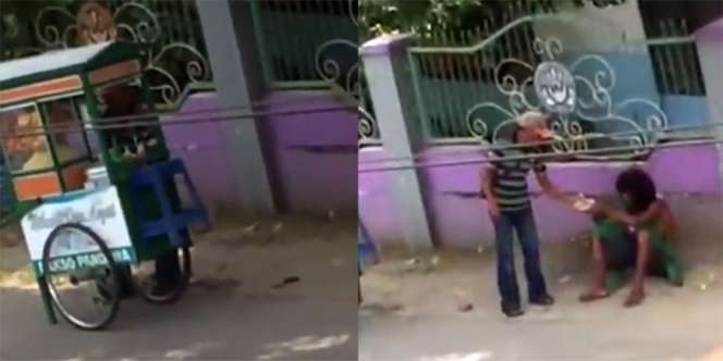 Viral, Pedagang Bakso Beri Makan Tuna Wisma, Bikin Terenyuh