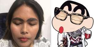 Ditato Biar Terlihat Tebal, Malah Dapat Alis Sinchan