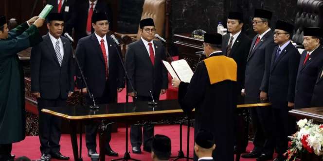 Momen Politisi PKB Terselip Lidah Doa Pelantikan Wakil MPR