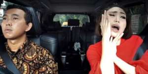 Ayu Dewi Lipsync Heboh, Wajah `Lempeng` Sopir Bikin Ngakak