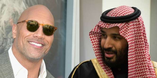 Calon Raja Saudi Bertemu Eks Bintang Smackdown The Rock