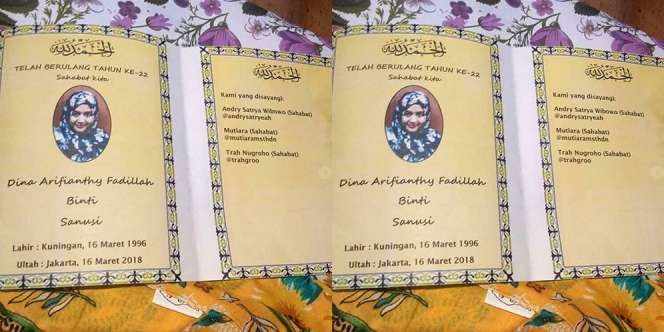 Kartu Ultah Wanita Cantik Ini Bikin Merinding, Lihat Bentuknya