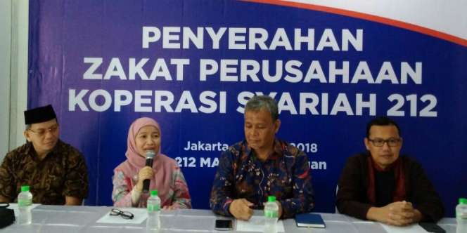 Koperasi Syariah 212 Bayar Zakat 