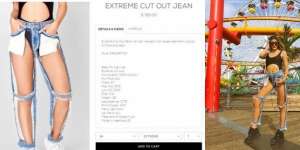 Celana Ripped Jeans Ini Dijual Rp2 Juta, Robeknya Keterlaluan!