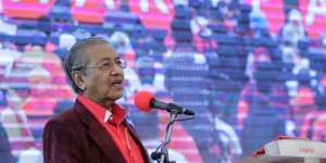 Viral Foto Makan Malam PM Malaysia Mahathir, Lihat Porsinya