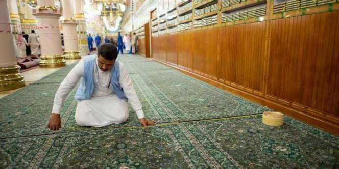 Sibuknya Masjid Nabawi Sambut Jemaah Umroh Ramadan