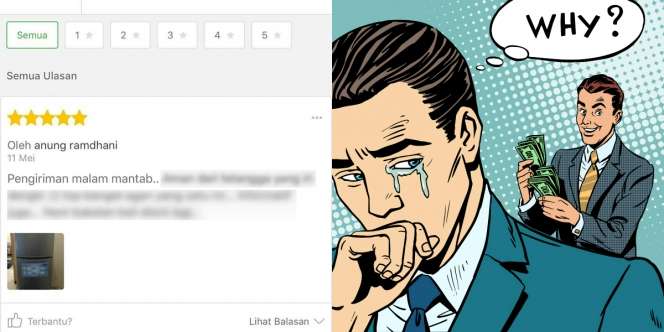 Beli Kulkas Diantar Malam, Ulasan Pria Ini Jadi Viral