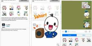 Ada `Kang Tohir` di Stiker Ramadan BBM