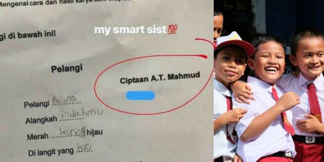 Lengkapi Lirik Lagu `Pelangi`, Jawaban Siswa Bikin Ngakak