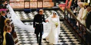 Momen Romantis Pernikahan Pangeran Harry dan Megan Markle