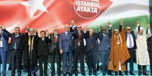 Jusuf Kalla Bergabung dengan Erdogan di Aksi Damai Palestina
