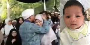 Momen Haru Aa Gym Bopong dan Kuburkan Sang Cucu