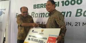 Baznas Salurkan 1.000 Paket Ramadan untuk Kaum Dhuafa