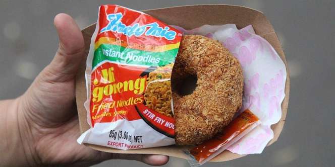 Menu Buka Puasa, Yuk Bikin Donat Indomie yang Lagi Viral