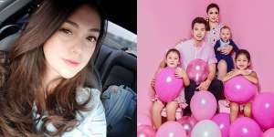 Pesan Mengharukan Celine Evangelista untuk Putri Angkatnya