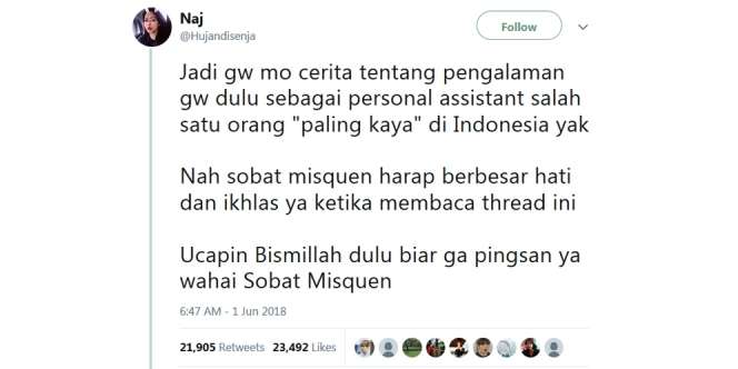 7 Tahun Jadi Aspri, Si Wanita Bongkar Kehidupan Konglomerat RI