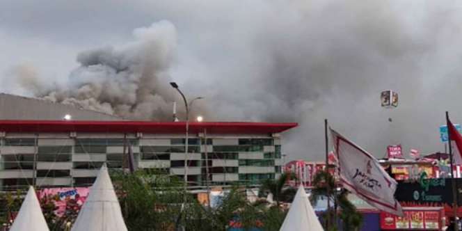 Gedung PRJ Kemayoran yang Terbakar Masih Tahap Pembangunan